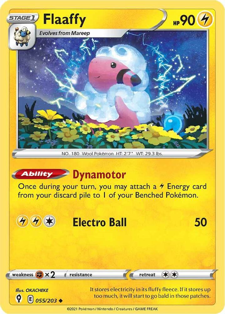 Flaaffy (055/203) [SWSH07 Evolving Skies]