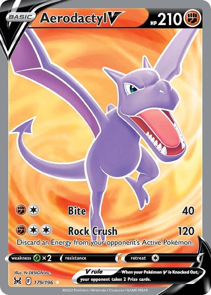Aerodactyl V (Full Art) (179/196) [SWSH11 Lost Origin]
