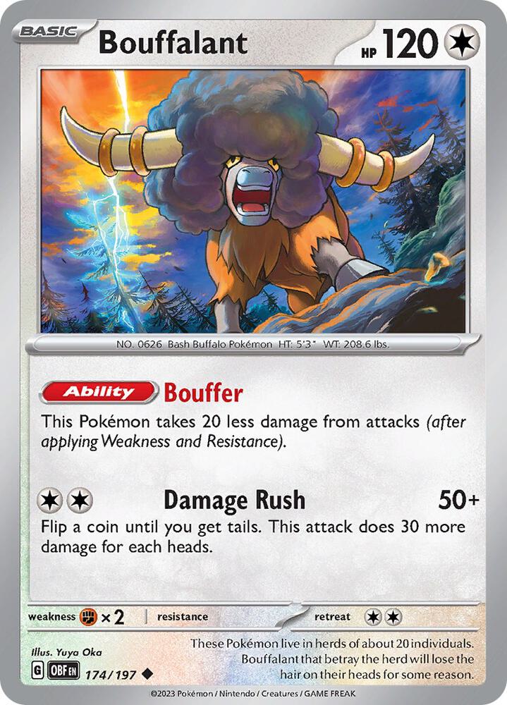Bouffalant (174/197) [SV03 Obsidian Flames]