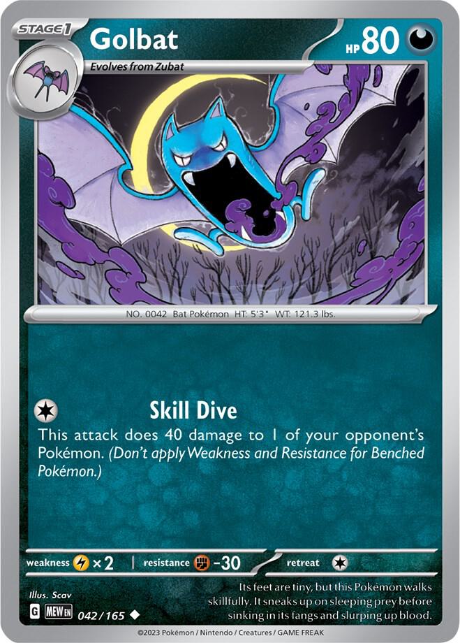 Golbat (042/165) [SV Scarlet and Violet 151]