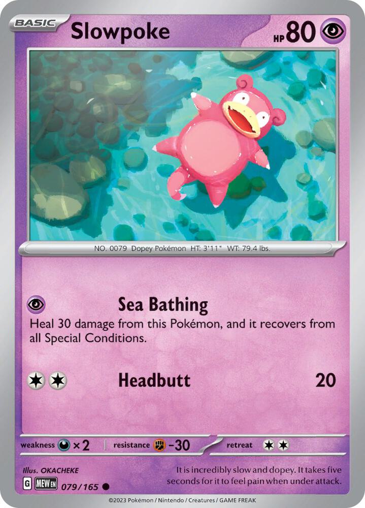 Slowpoke (079/165) [SV Scarlet and Violet 151]