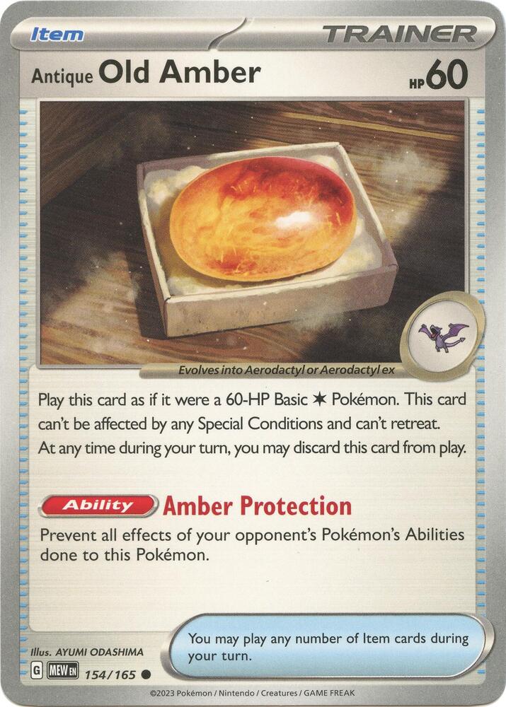 Antique Old Amber (154/165) [SV Scarlet and Violet 151]
