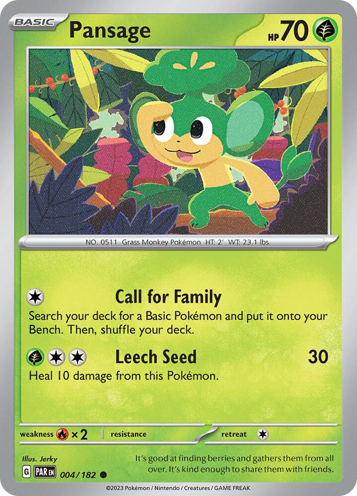 Pansage (004/182) [SV04 Paradox Rift]