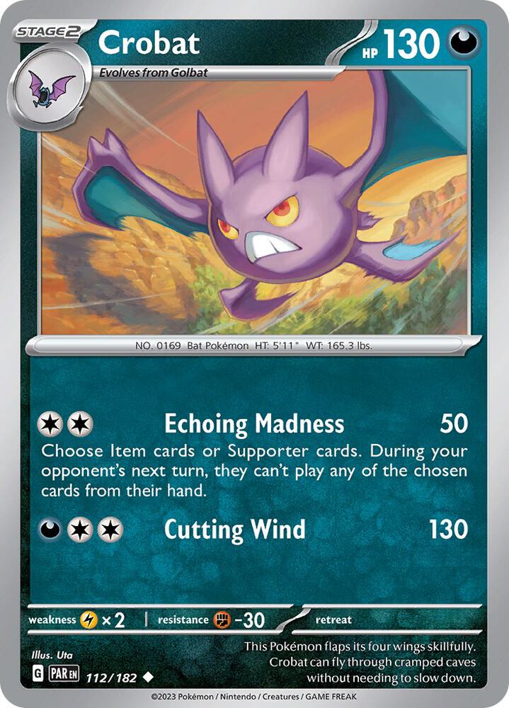 Crobat (112/182) [SV04 Paradox Rift]