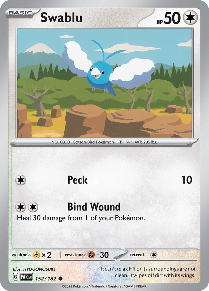 Swablu - 152/182 [SV04 Paradox Rift]