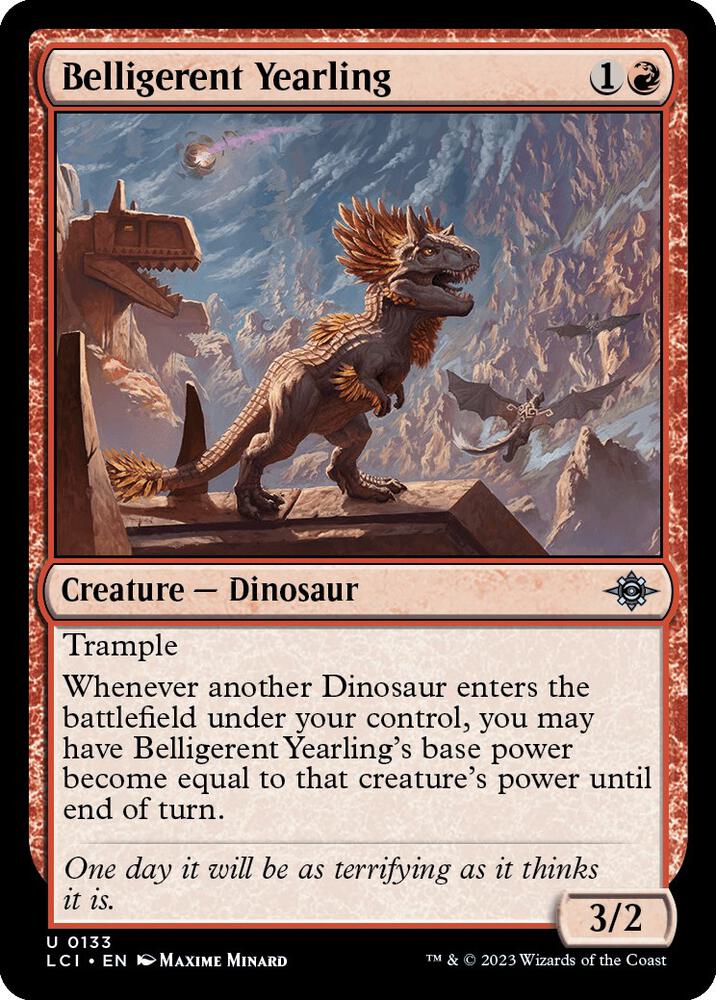 Belligerent Yearling (133) [The Lost Caverns of Ixalan]