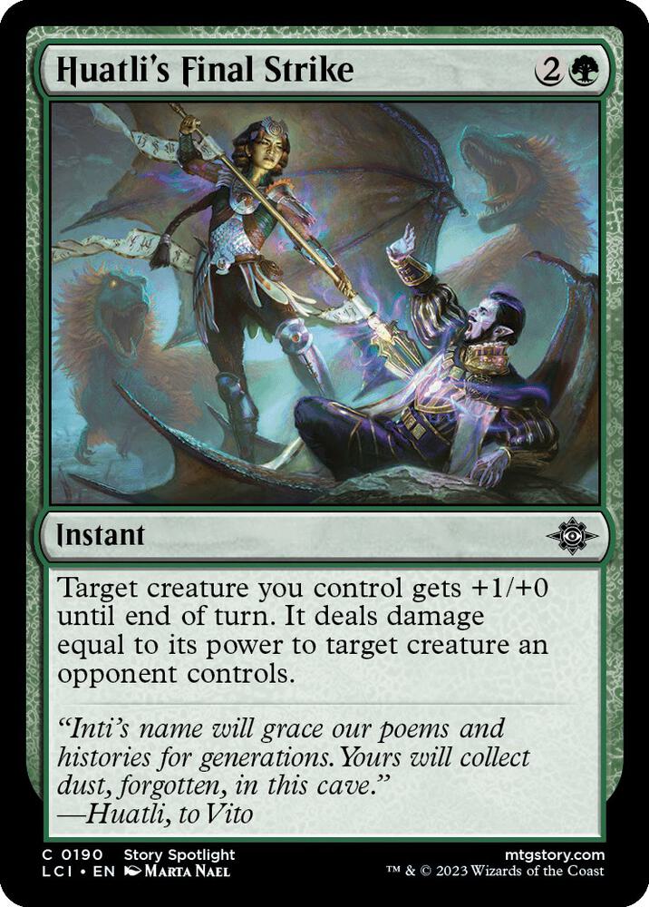 Huatli's Final Strike (190) [The Lost Caverns of Ixalan]