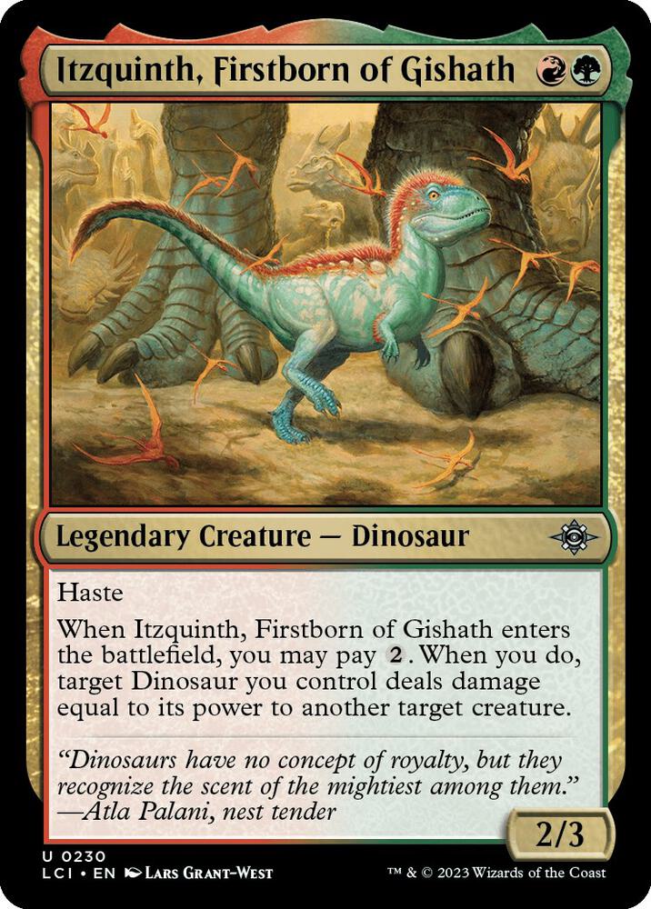 Itzquinth, Firstborn of Gishath (230) [The Lost Caverns of Ixalan]