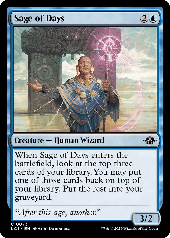 Sage of Days (73) [The Lost Caverns of Ixalan]