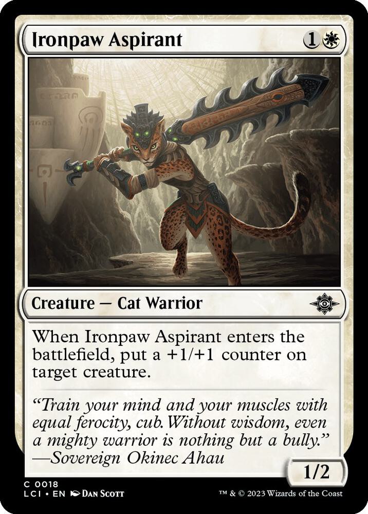 Ironpaw Aspirant (18) [The Lost Caverns of Ixalan]