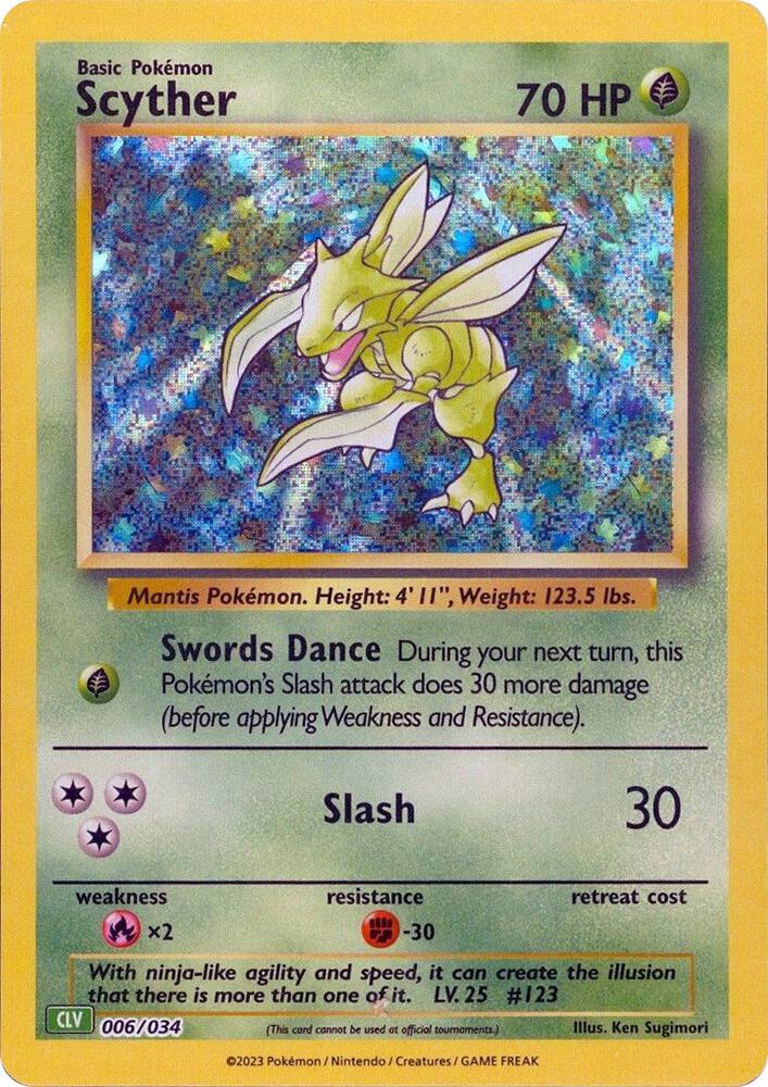 Scyther (006/034) [Trading Card Game Classic]