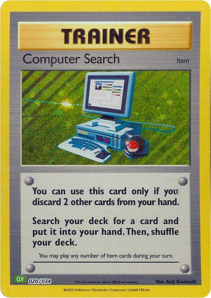 Computer Search (CLV) (020/034) [Trading Card Game Classic]