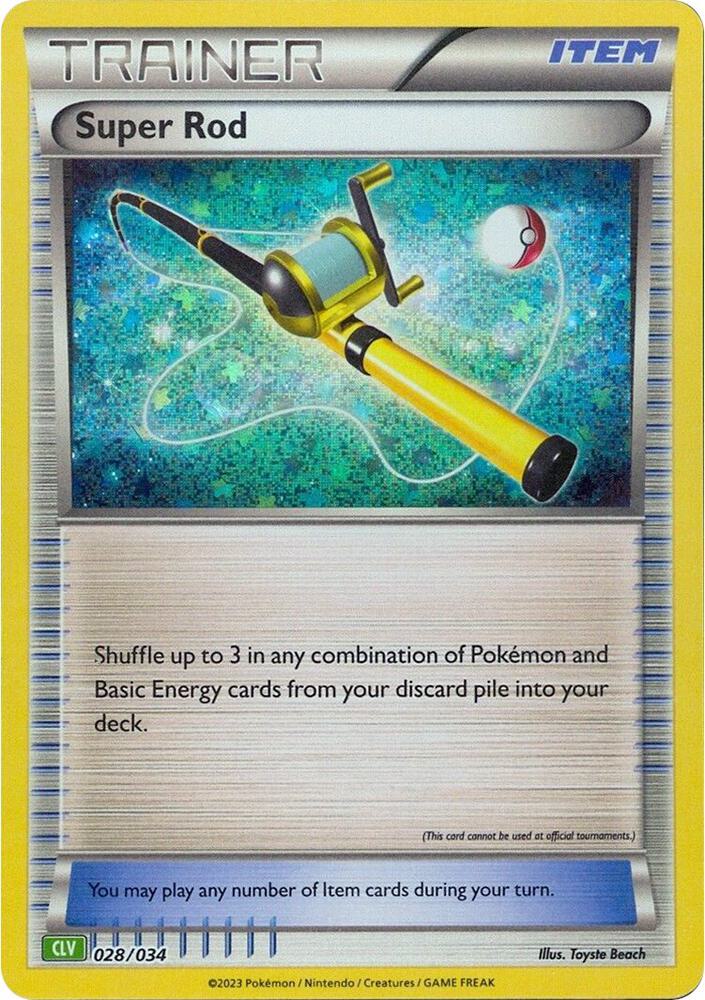 Super Rod (CLV) (028/034) [Trading Card Game Classic]