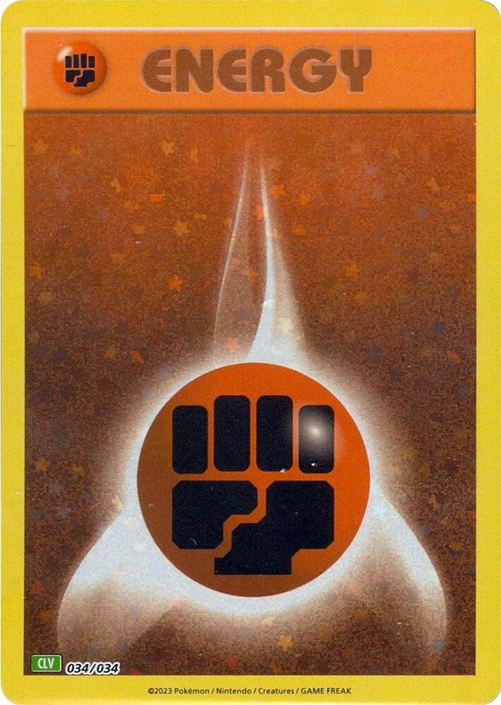 Basic Fighting Energy (034/034) [Trading Card Game Classic]