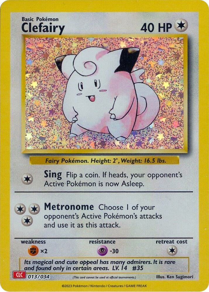 Clefairy (013/034) [Trading Card Game Classic]