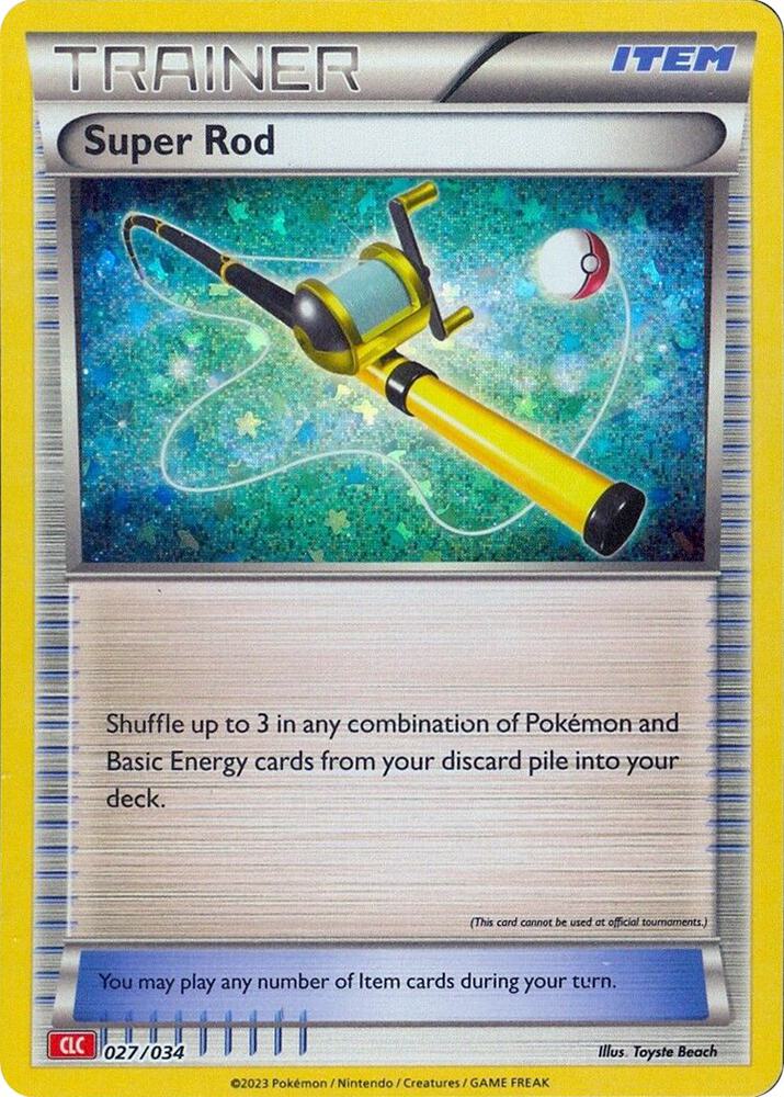 Super Rod (CLC) (027/034) [Trading Card Game Classic]
