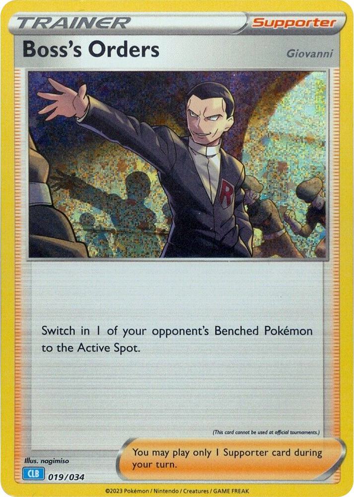Boss's Orders (CLB) (019/034) [Trading Card Game Classic]