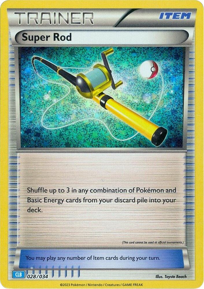 Super Rod (CLB) (028/034) [Trading Card Game Classic]