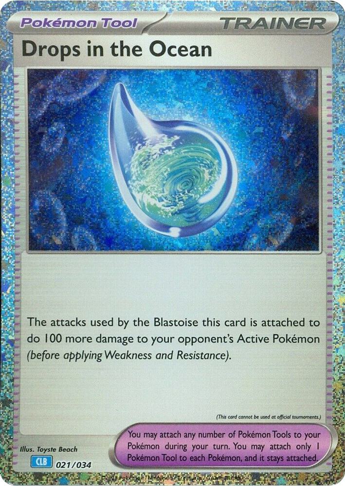 Drops in the Ocean (021/034) [Trading Card Game Classic]