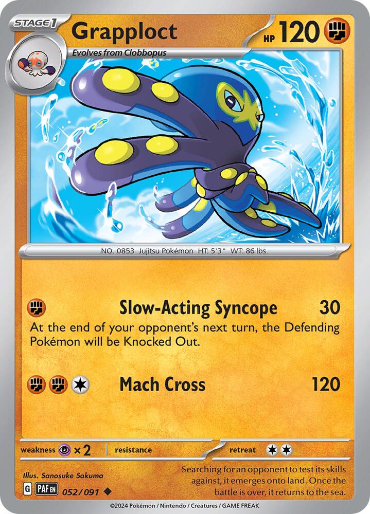 Grapploct (052/091) [SV Paldean Fates]