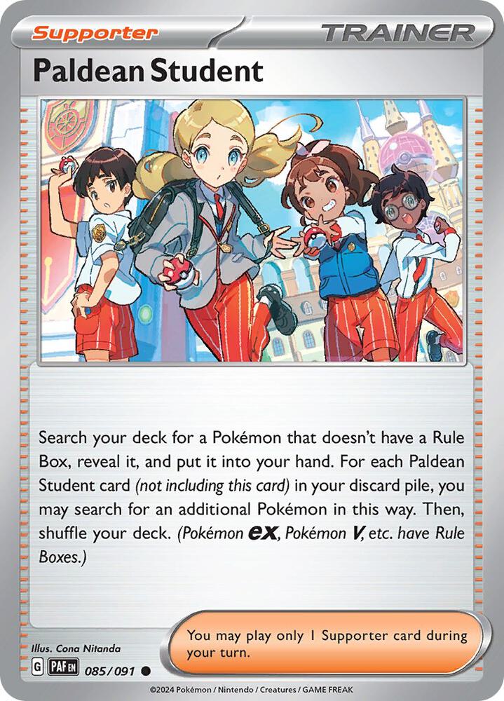 Paldean Student - 085/091 [SV Paldean Fates]