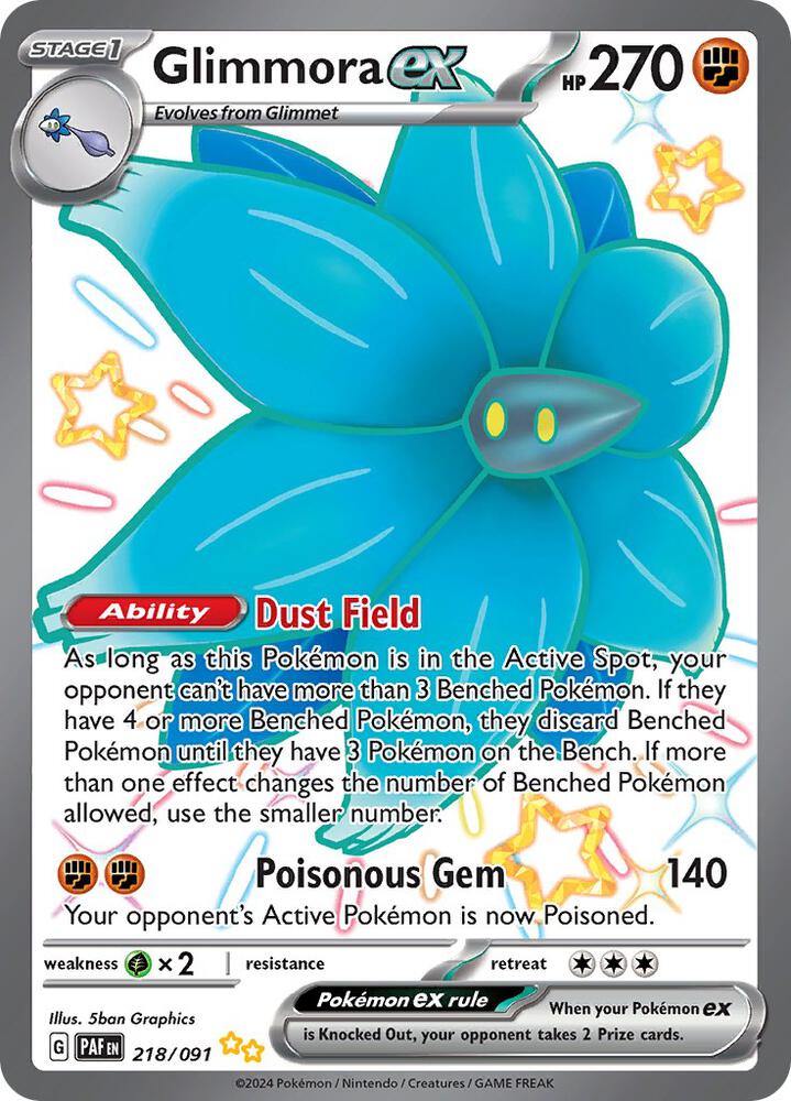 Glimmora ex (218/091) [SV Paldean Fates]