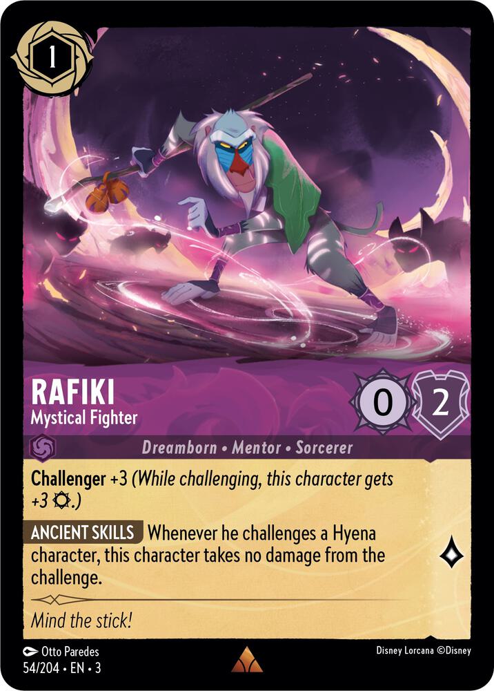 Rafiki - Mystical Fighter (54/204) [Into the Inklands]