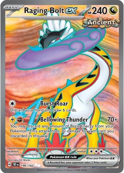 Raging Bolt ex - 196/162 [SV05 Temporal Forces]