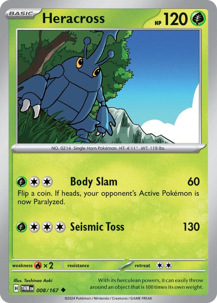 Heracross (008/167) [SV06 Twilight Masquerade]