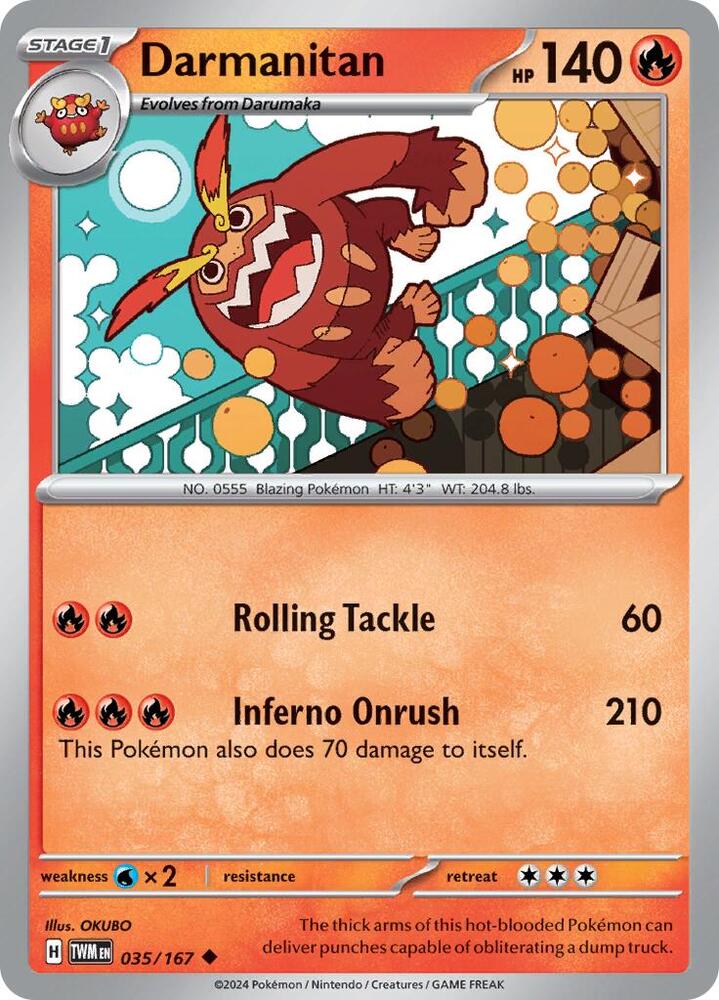 Darmanitan (035/167) [SV06 Twilight Masquerade]