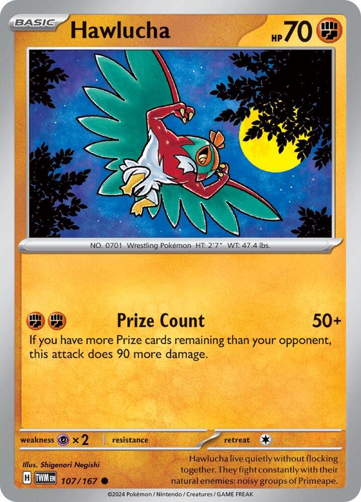 Hawlucha (107/167) [SV06 Twilight Masquerade]