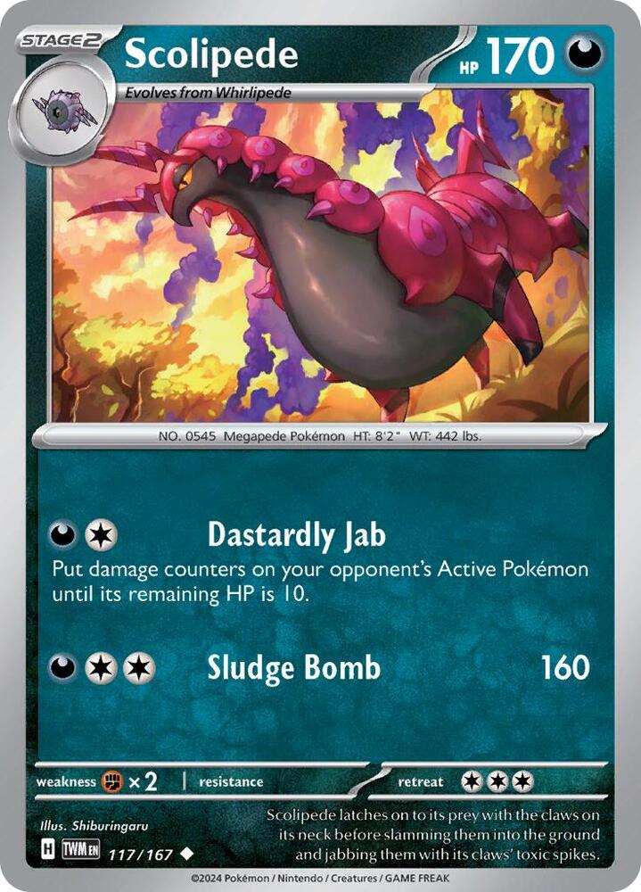 Scolipede (117/167) [SV06 Twilight Masquerade]
