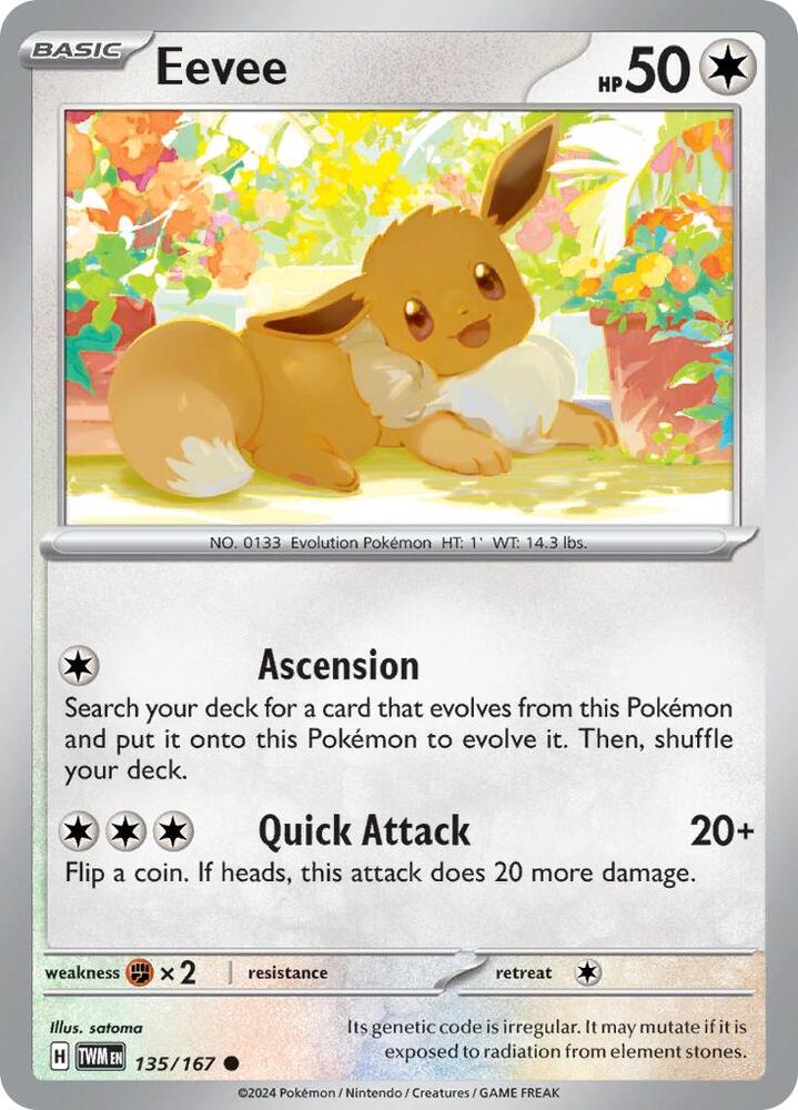 Eevee - 135/167 [SV06 Twilight Masquerade]