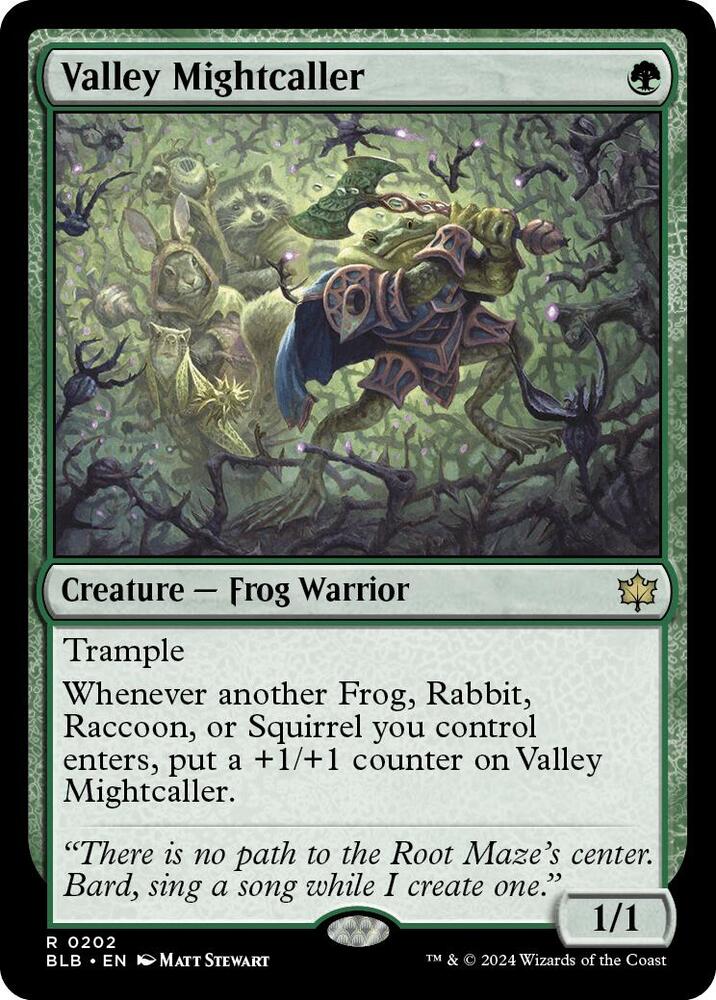 Valley Mightcaller (202) [Bloomburrow]