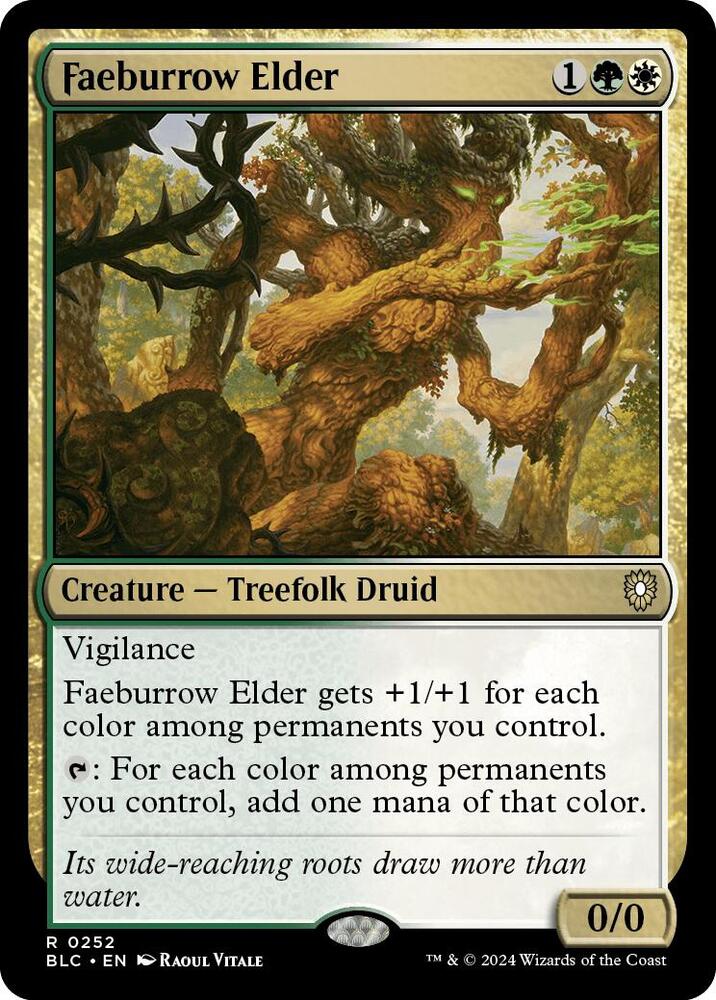 Faeburrow Elder (252) [Bloomburrow Commander]