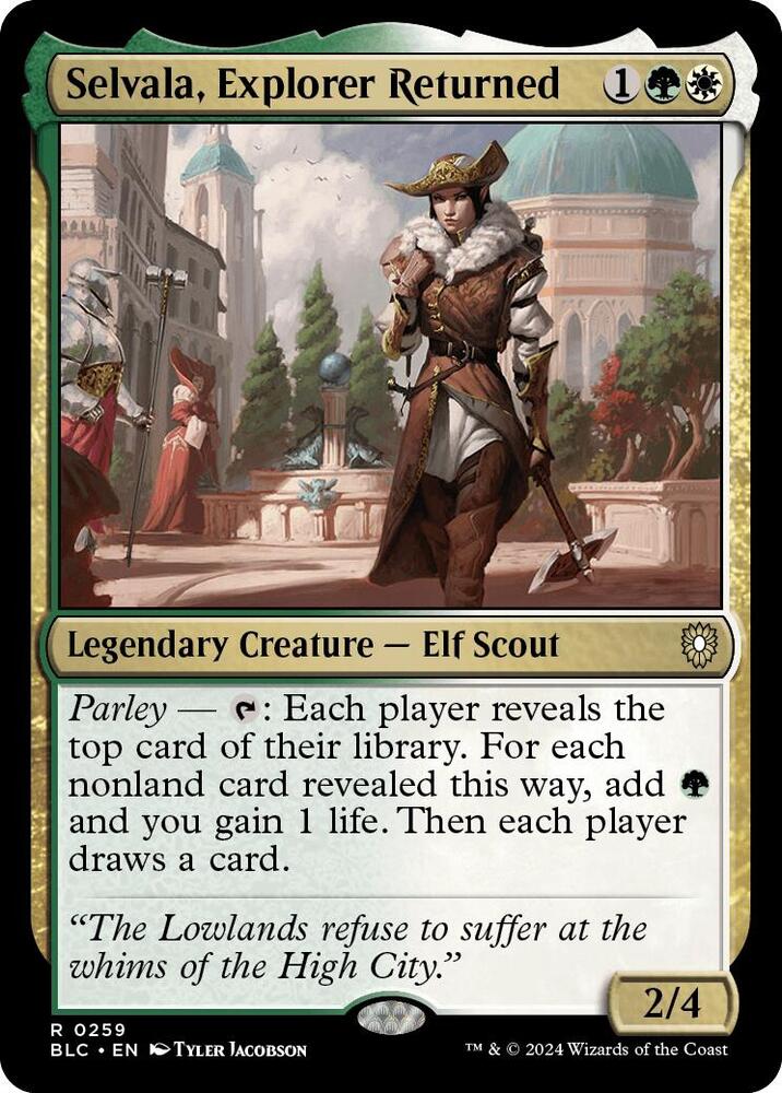 Selvala, Explorer Returned (259) [Bloomburrow Commander]