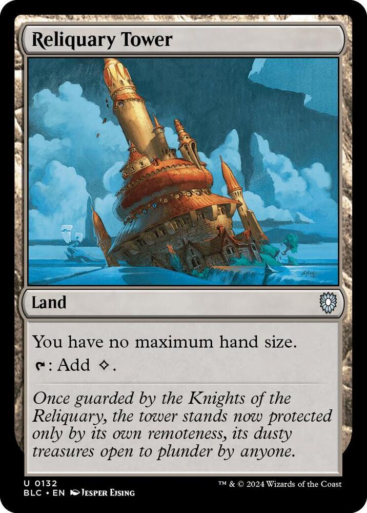 Reliquary Tower (132) [Bloomburrow Commander]