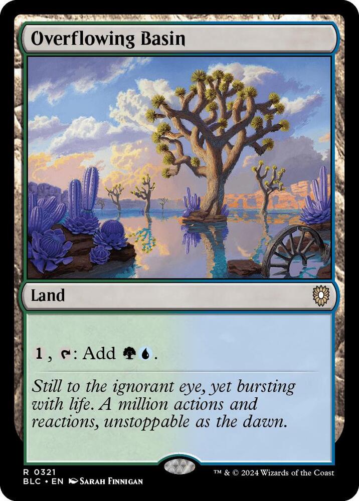 Overflowing Basin (321) [Bloomburrow Commander]