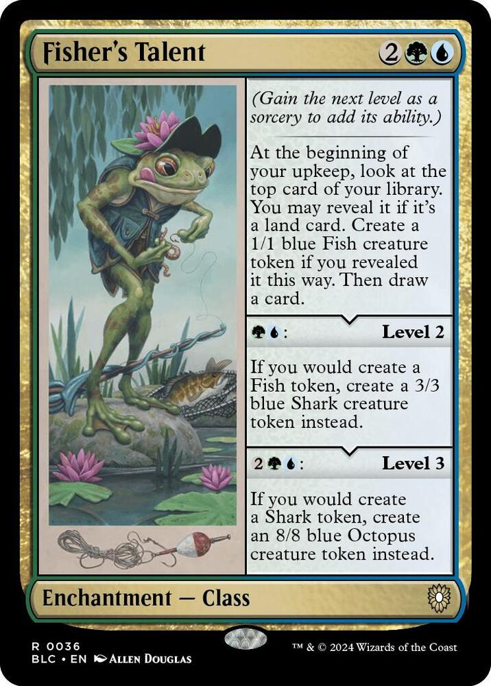 Fisher's Talent (36) [Bloomburrow Commander]