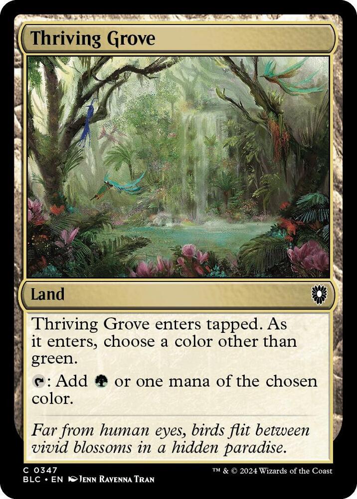 Thriving Grove (347) [Bloomburrow Commander]