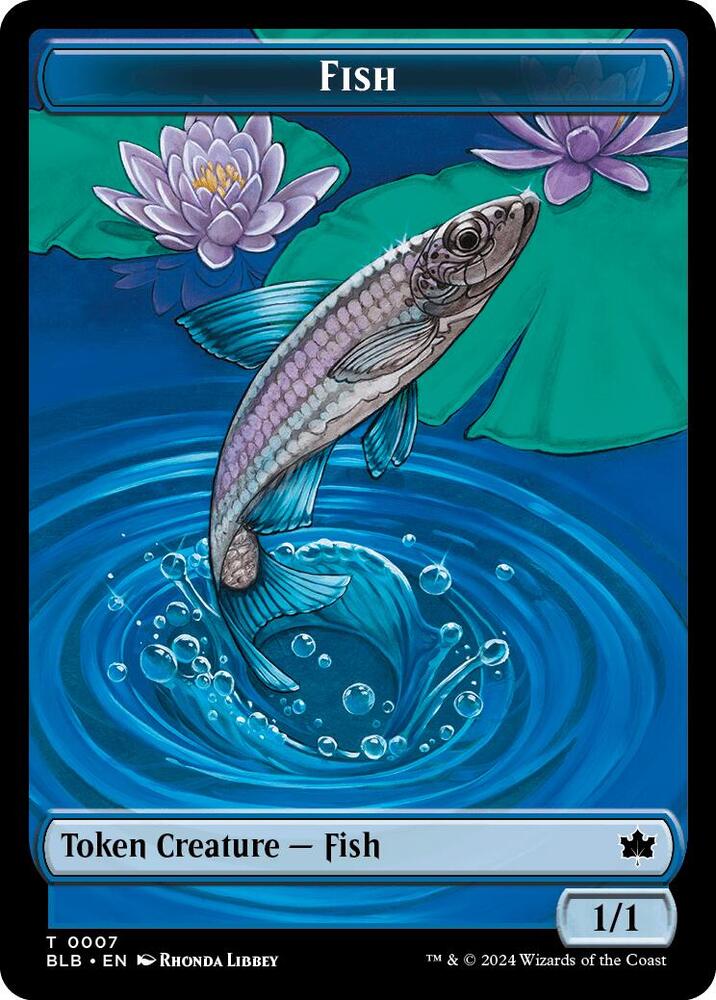 Fish Token (7) [Bloomburrow]