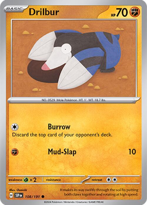 Drilbur (108/191) [SV08 Surging Sparks]