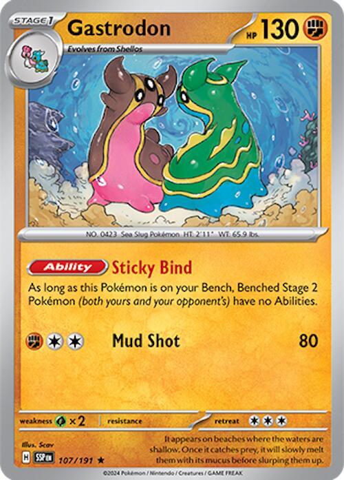 Gastrodon (107/191) [SV08 Surging Sparks]