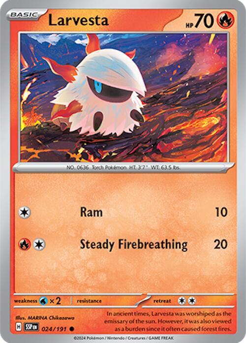 Larvesta - 024/191 [SV08 Surging Sparks]