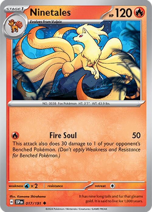 Ninetales (017/191) [SV08 Surging Sparks]