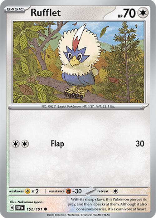 Rufflet (152/191) [SV08 Surging Sparks]