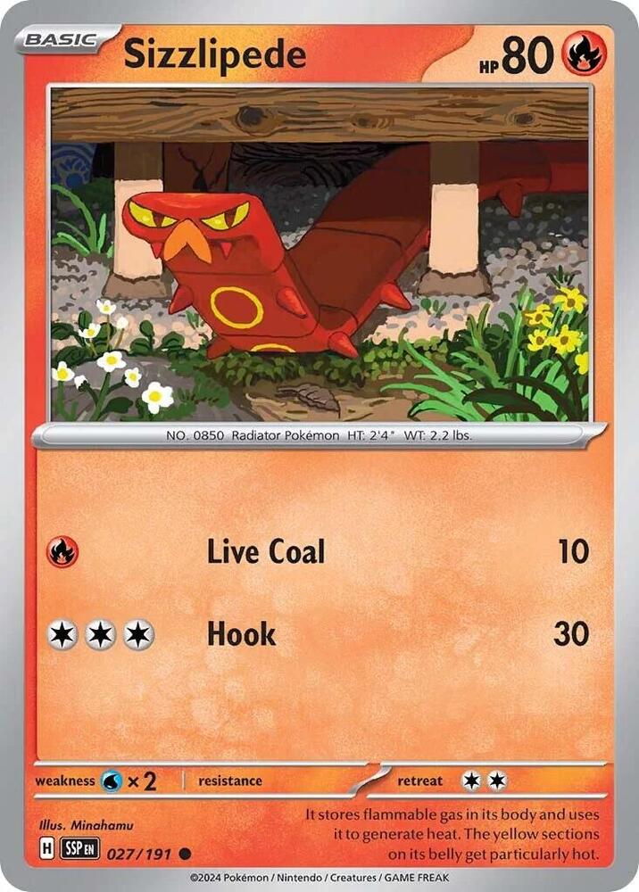 Sizzlipede (027/191) [SV08 Surging Sparks]