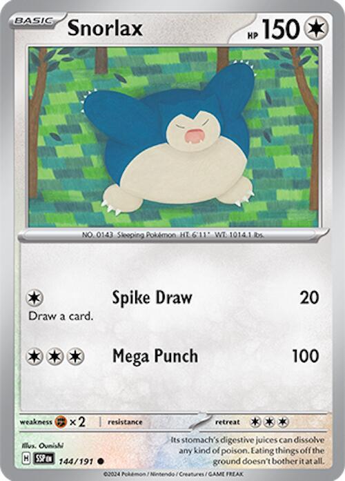 Snorlax (144/191) [SV08 Surging Sparks]