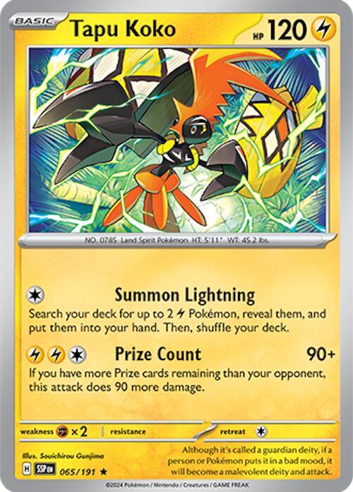 Tapu Koko (065/191) [SV08 Surging Sparks]