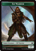 Elf Warrior // Cat (001) Doubled-Sided Token (19 // 1) [Foundations]
